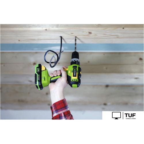 Ударная дрель-шуруповерт Fieldmann FDUV 70115-A (с 1-м АКБ, кейс)