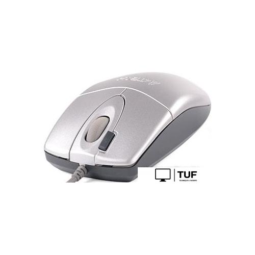 Мышь A4Tech OP-620D (серебристый)