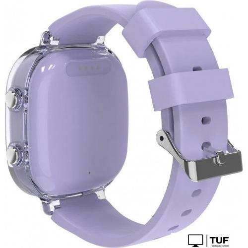 Умные часы с наушниками Aimoto Crystal 4G (сиреневый)