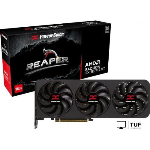 Видеокарта PowerColor Reaper AMD Radeon RX 9070 XT 16GB GDDR6 RX9070XT 16G-A