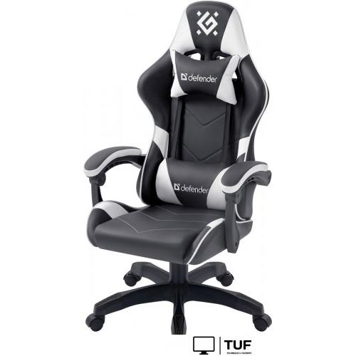 Игровое (геймерское) кресло Defender Companion (черный/белый)