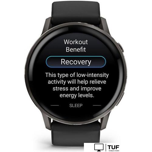 Умные часы Garmin Venu 4 45 мм (черный)