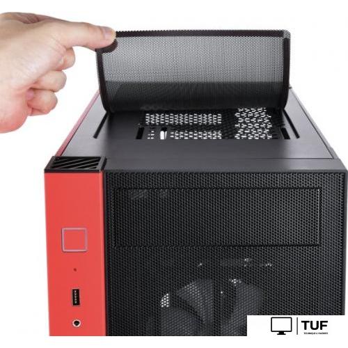 Корпус SilverStone RL08 (черный/красный)