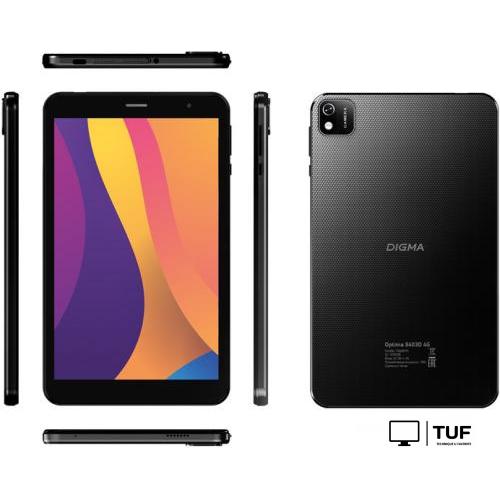 Планшет Digma Optima 8403D 4G (черный)