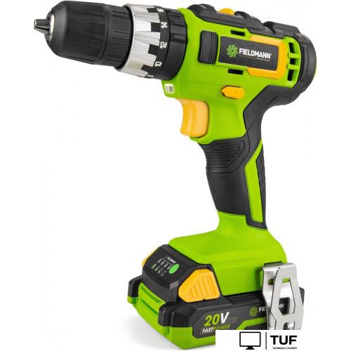 Ударная дрель-шуруповерт Fieldmann FDUV 70115-A (с 1-м АКБ, кейс)