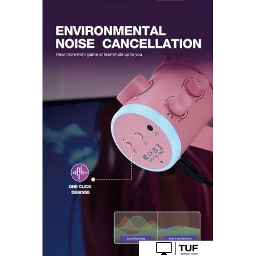 Проводной микрофон FIFINE TAM6 (розовый)