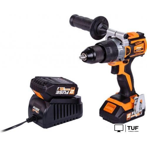Ударная дрель-шуруповерт Villager Fuse VLP 5120 2BSC 056354 (с 2-мя АКБ, кейс, оснастка)