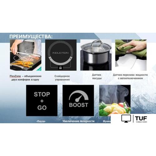 Варочная панель Hiberg I-MS 6049 B