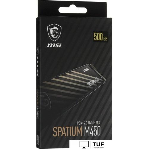 SSD MSI Spatium M450 V1 500GB S78-440K380-P83
