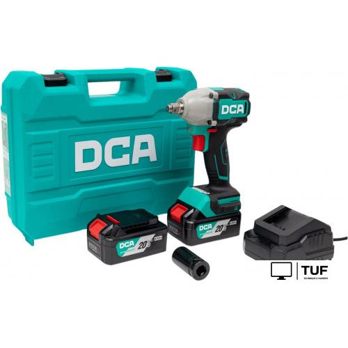 Гайковерт DCA ADPB320 Type EM (с 2-мя АКБ, кейс)