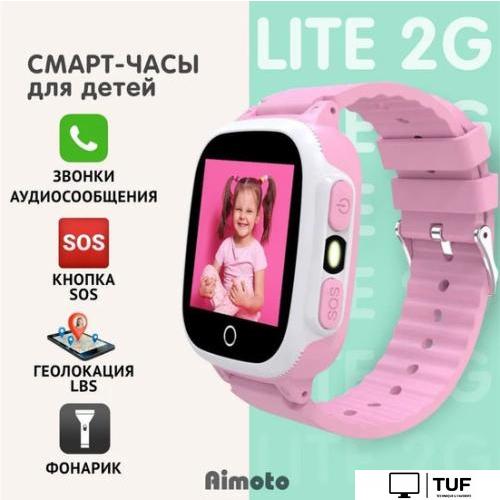 Детские умные часы Aimoto Lite (розовый/белый)