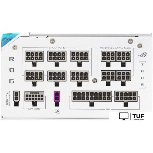 Блок питания ASUS ROG Thor 1200W Platinum III White Edition ROG-THOR-1200P3-WHITE-GAMING