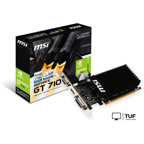 Видеокарта MSI GeForce GT 710 1GB DDR3 [GT 710 1GD3H LP]
