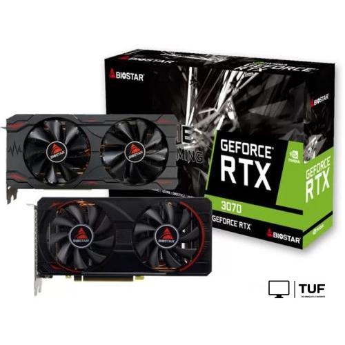 Видеокарта BIOSTAR GeForce RTX 3070 8GB GDDR6 VN3716RM82
