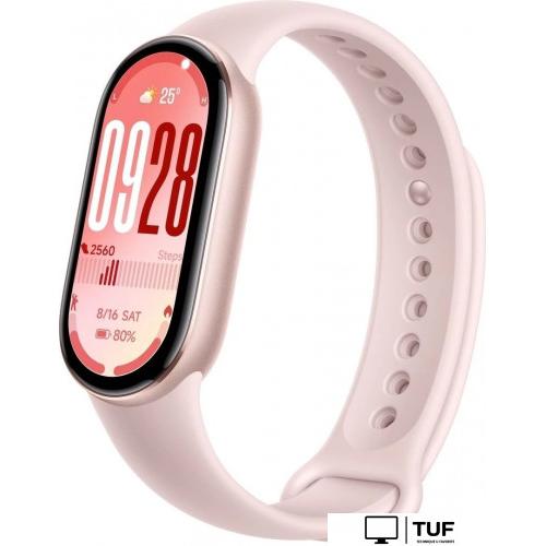 Фитнес-браслет Xiaomi Smart Band 10 M2459B1 (розовое золото, с розовым силиконовым ремешком, международная версия)