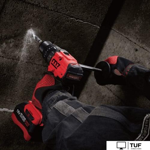 Ударная дрель-шуруповерт M7 DH-101A (с 2-мя АКБ, кейс)