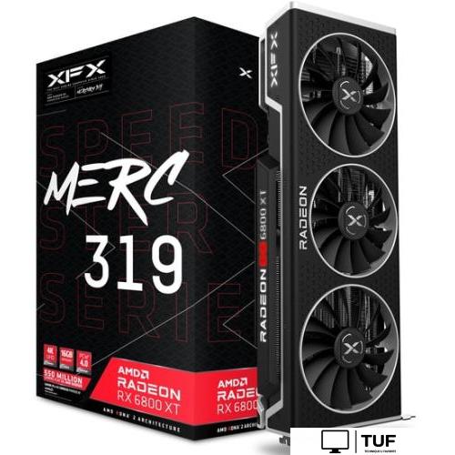 Видеокарта XFX Speedster MERC 319 RX 6800 XT 16GB GDDR6 RX-68XTALFD9