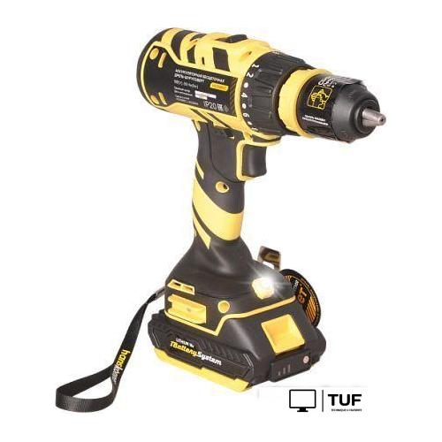 Дрель-шуруповерт Hanskonner HCD1865C (с 2-мя АКБ, кейс)