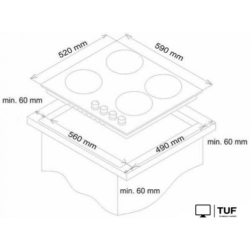 Варочная панель Simfer H60V41M516