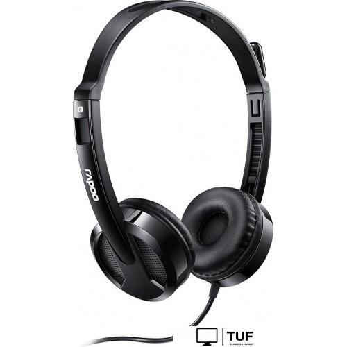 Офисная гарнитура Rapoo H100 (черный)