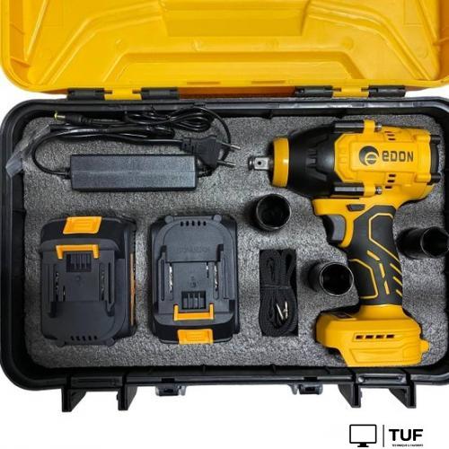 Гайковерт Edon AAW-21/1000BL (с 2-мя АКБ, кейс)