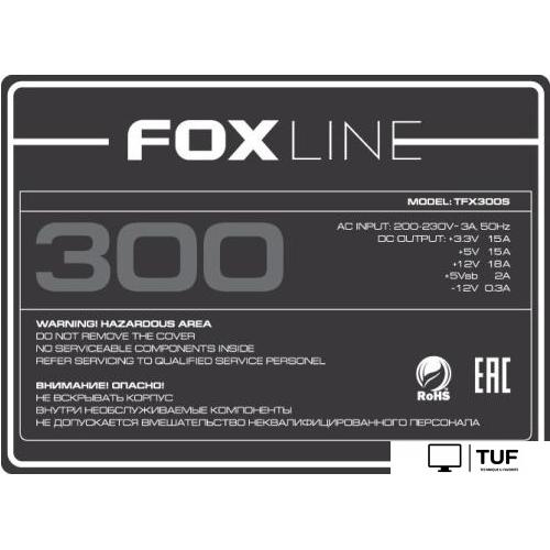 Корпус Foxline FL-1001 FL-1001-TFX300S
