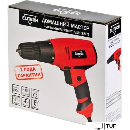Дрель-шуруповерт ELITECH ДШ 028РЭ E2201.018.00