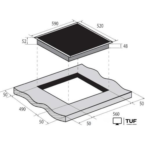 Варочная панель ZUGEL ZEH602B