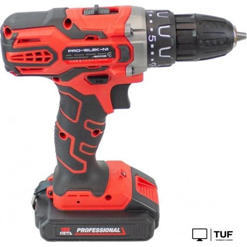 Дрель-шуруповерт Edon PRO-16L2K-N1 (с 2-мя АКБ, кейс)