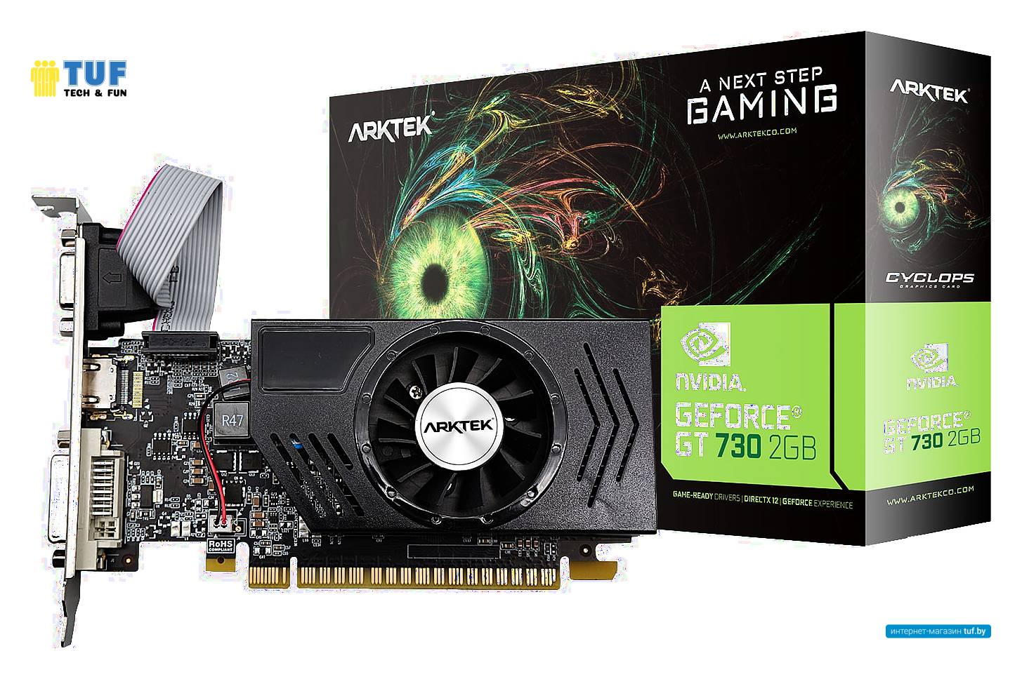 Видеокарта Arktek GeForce GT 730 2GB DDR3 AKN730D3S2GL1