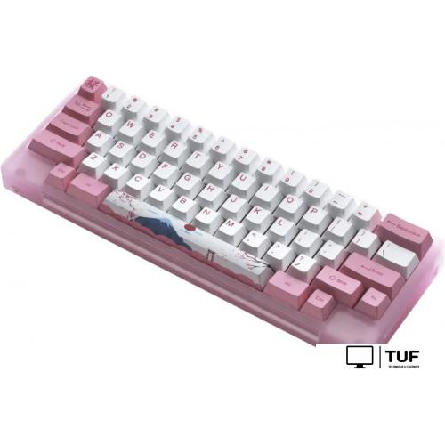 Клавиатура Akko ACR 59 Acrylic Tokyo (Akko CS Jelly Pink)