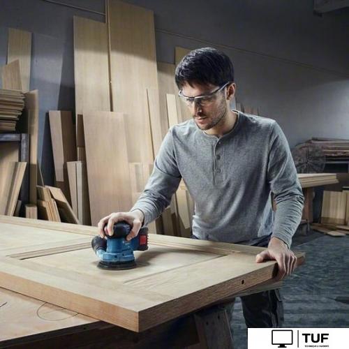 Эксцентриковая шлифмашина Bosch GEX 185-LI Professional 06013A5021 (с 1-м АКБ, кейс)