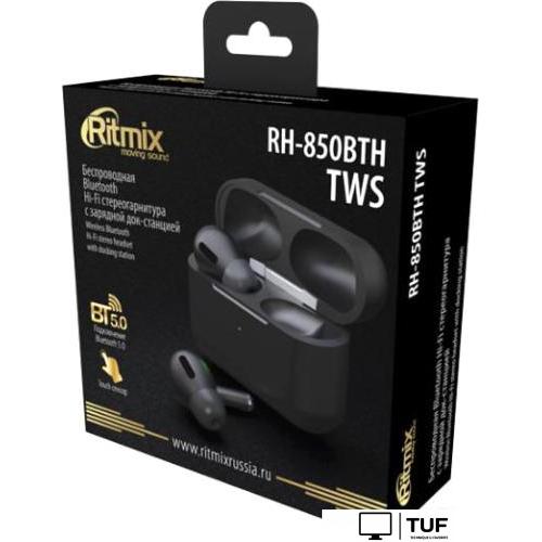 Наушники Ritmix RH-850BTH TWS (черный)
