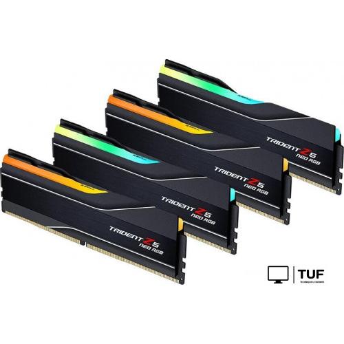 Оперативная память G.Skill Trident Z5 Neo RGB 4x64ГБ DDR5 6000 МГц F5-6000J3644D64GX4-TZ5NR