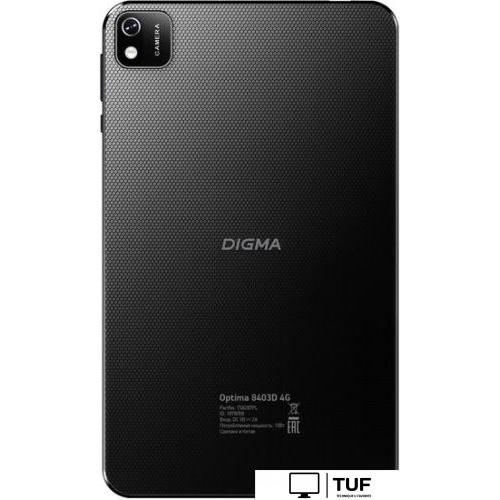 Планшет Digma Optima 8403D 4G (черный)