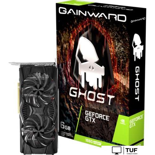 Видеокарта Gainward GeForce GTX 1660 Super Ghost 6GB GDDR6 NE6166S018J9-1160X-1