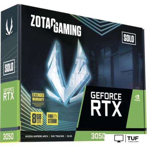 Видеокарта ZOTAC Gaming GeForce RTX 3050 Solo ZT-A30500G-10L