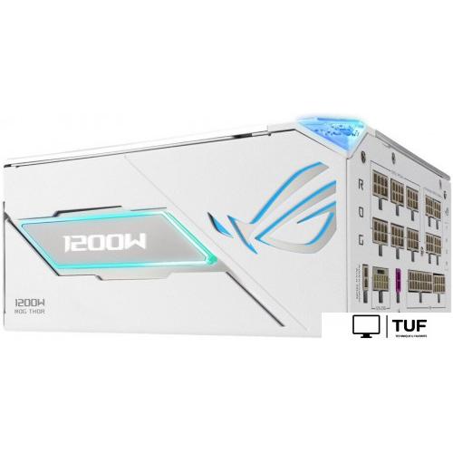 Блок питания ASUS ROG Thor 1200W Platinum III White Edition ROG-THOR-1200P3-WHITE-GAMING