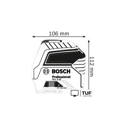 Лазерный нивелир Bosch GLL 2-10 Professional [0601063L00]