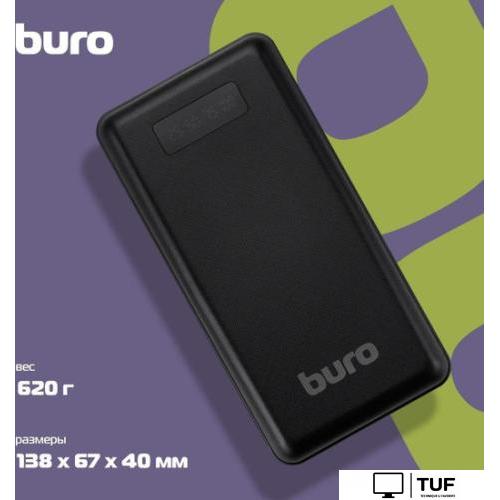 Внешний аккумулятор Buro BPF30D 30000mAh (черный)