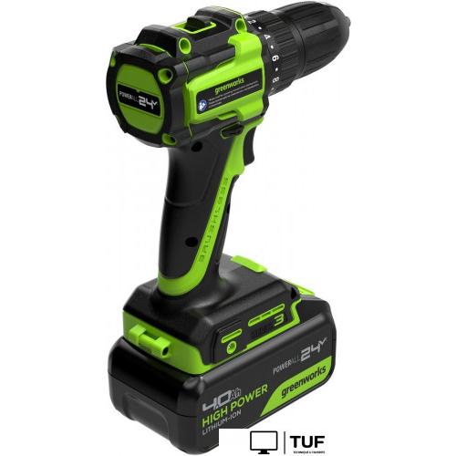 Дрель-шуруповерт Greenworks DD345 3708307CUB (с 1-им АКБ)