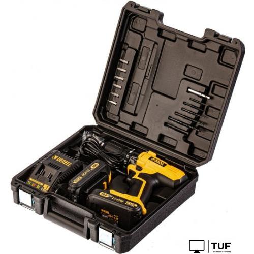 Дрель-шуруповерт Denzel CDL-IB-18-02 (с 2-мя АКБ, кейс)