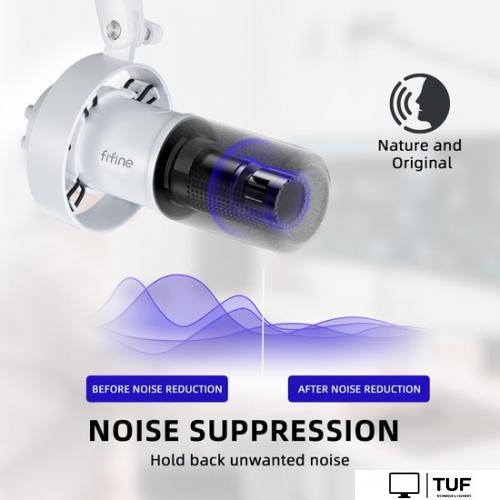 Проводной микрофон FIFINE T688 (белый)