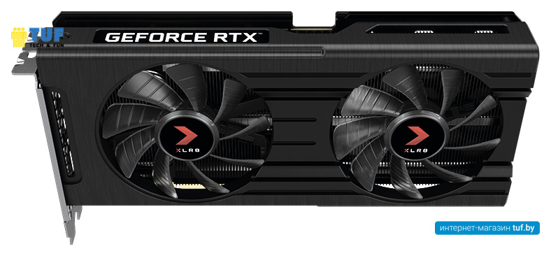 Видеокарта PNY GeForce RTX 3050 8GB XLR8 Gaming REVEL EPIC-X RGB Dual Fan Edition VCG30508DFXPPB