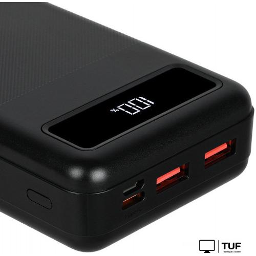 Внешний аккумулятор TFN Porta LCD PD 22.5W 20000mAh (черный)