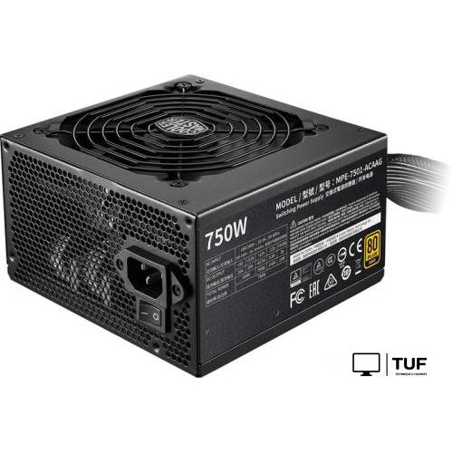 Блок питания Cooler Master MWE Gold 750 - V2 MPE-7501-ACAAG-EU