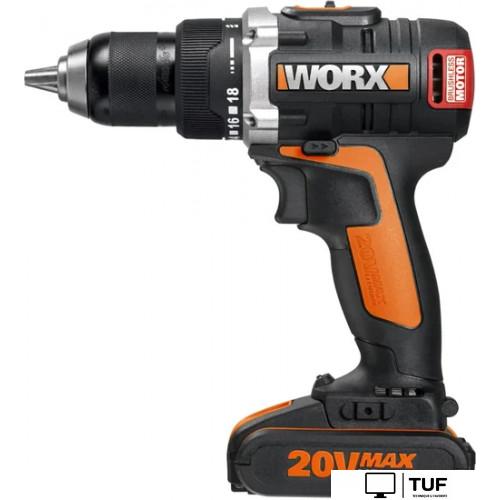 Дрель-шуруповерт Worx BL WX175 (с 2-мя АКБ, кейс)