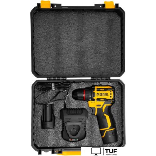Дрель-шуруповерт Denzel CDH-BL-12 (с 1-им АКБ, кейс)