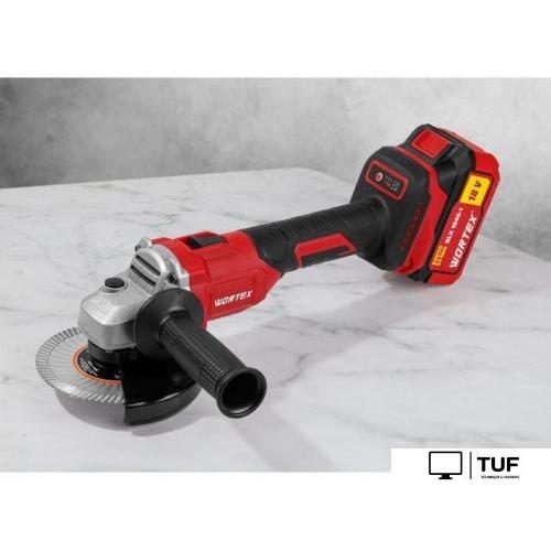 Угловая шлифмашина Wortex LX CAG 1812-1 E 0329192 (с 1-им АКБ)