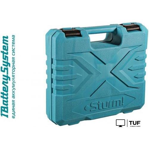 Дрель-шуруповерт Sturm CD1240C (с 2-мя АКБ, кейс)